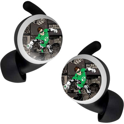 DC Comics Green Lantern Vintage Action Pose Pattern Google Pixel Buds Skin